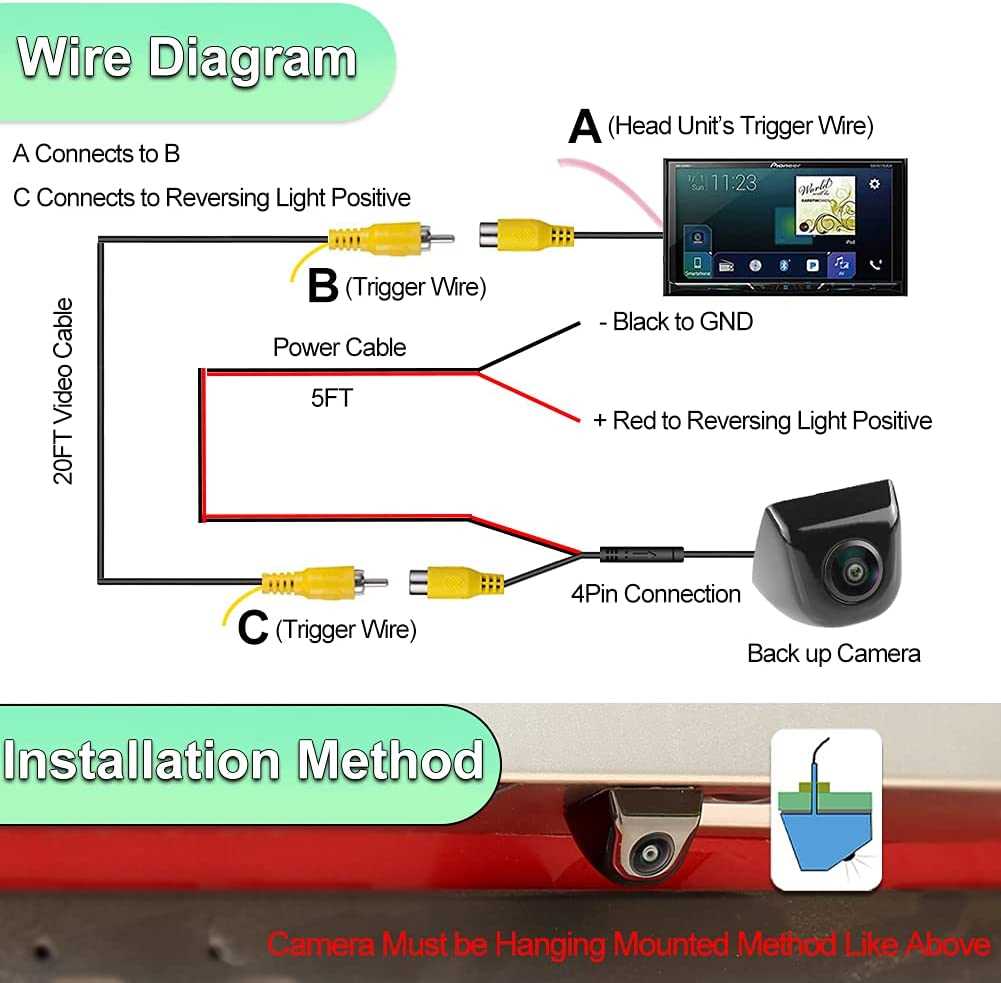 4 pin backup camera wiring diagram