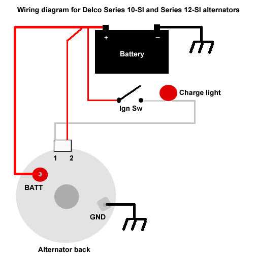 marine alternator wiring diagram
