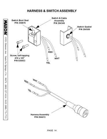 maxon lift gate wiring diagram