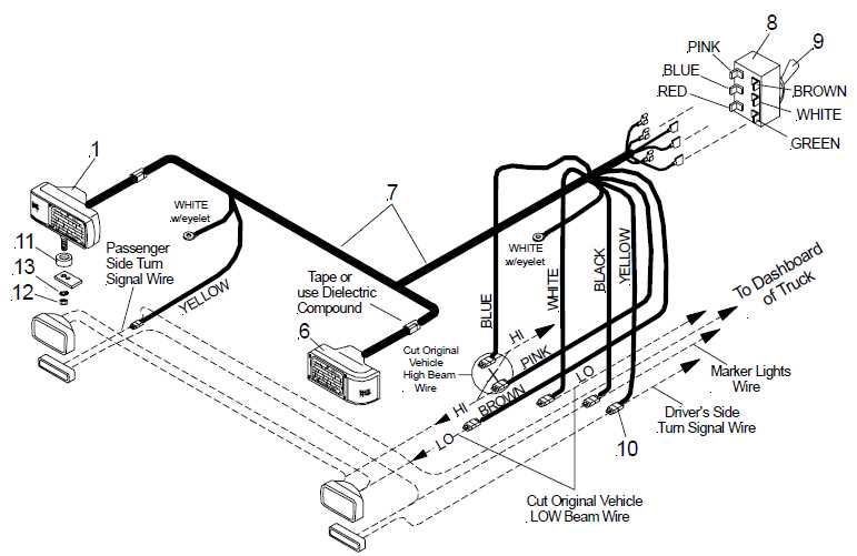 meyers snow plow wiring diagram