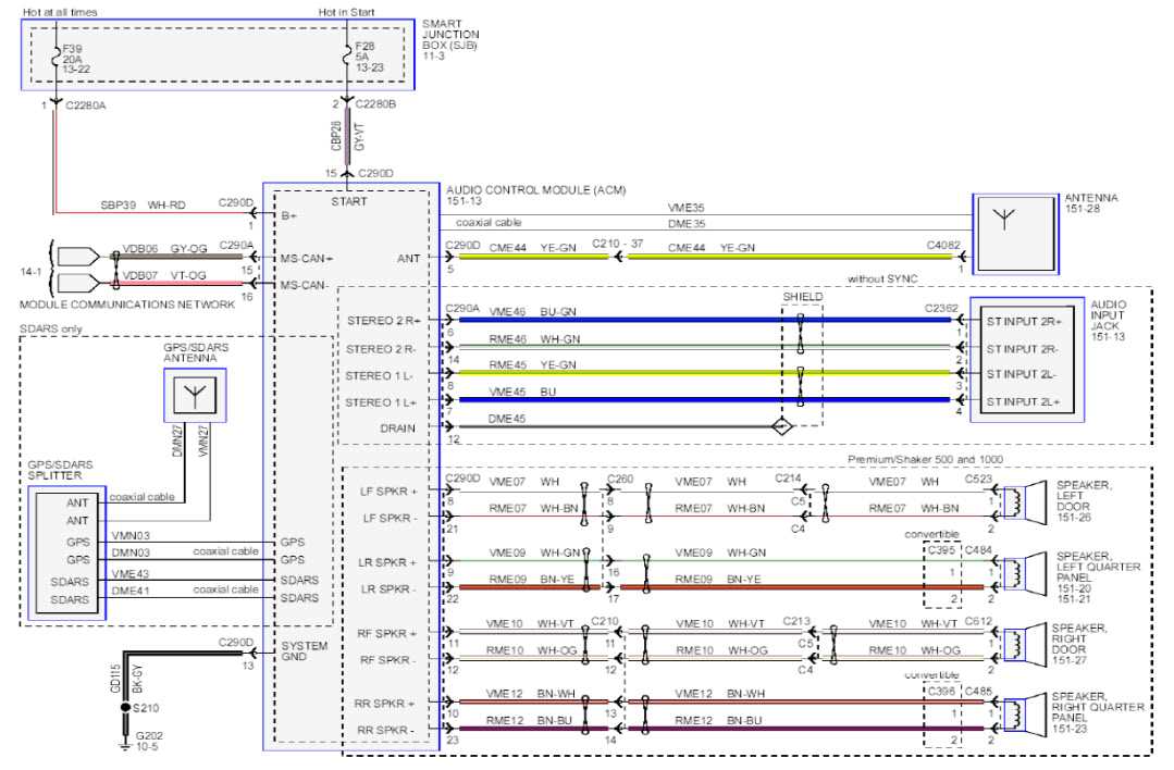 1997 ford ranger radio wiring diagram