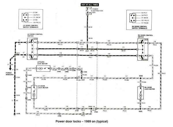 93 ford ranger radio wiring diagram