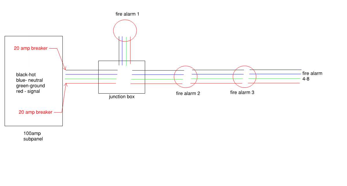 wiring diagram smoke detector