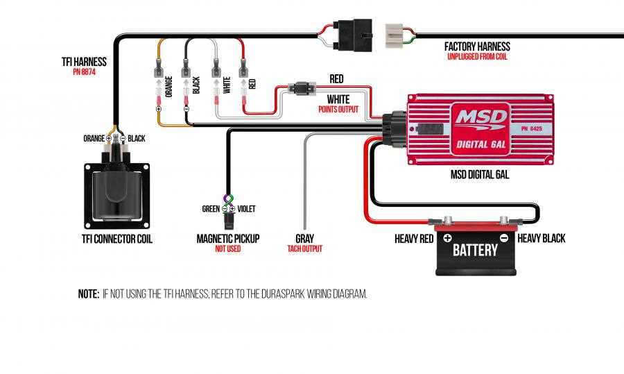 msd digital 6al wiring diagram