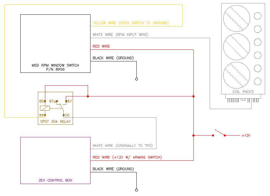 msd rpm activated switch wiring diagram