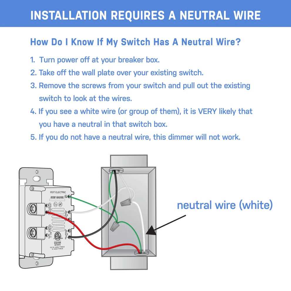 feit dimmer switch wiring diagram