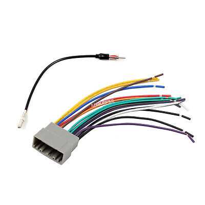 aftermarket radio wiring harness diagram