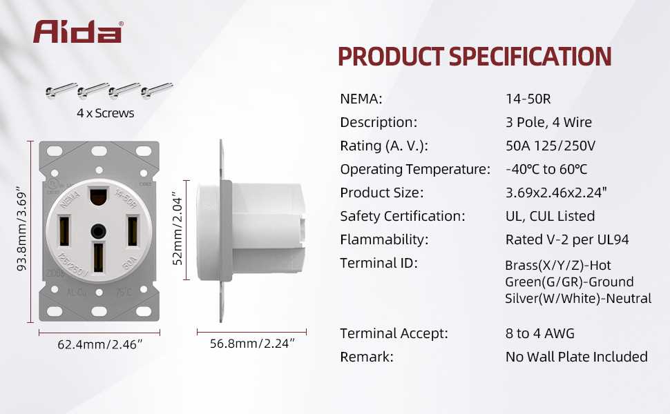 nema 14 50r wiring diagram