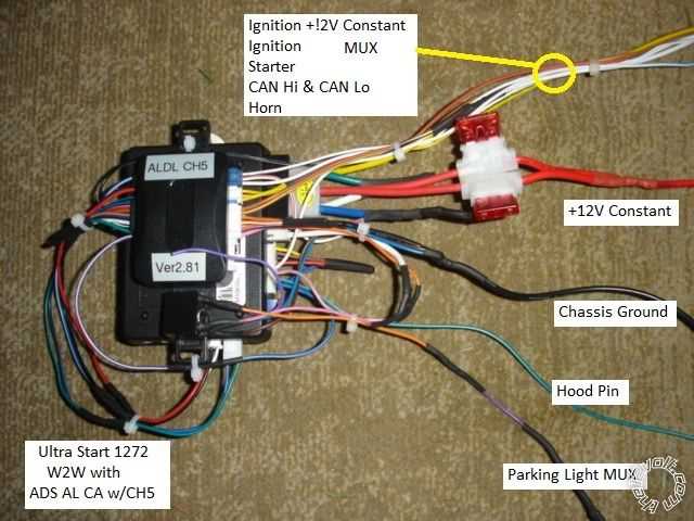 wiring diagram remote start