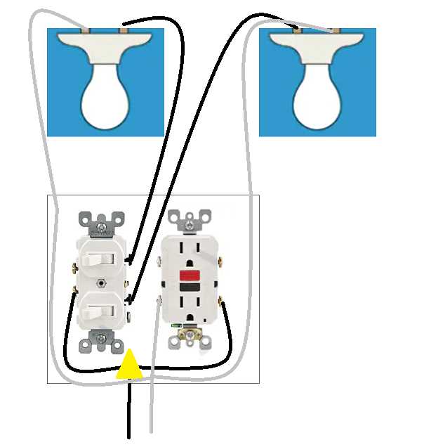 light switch with outlet wiring diagram