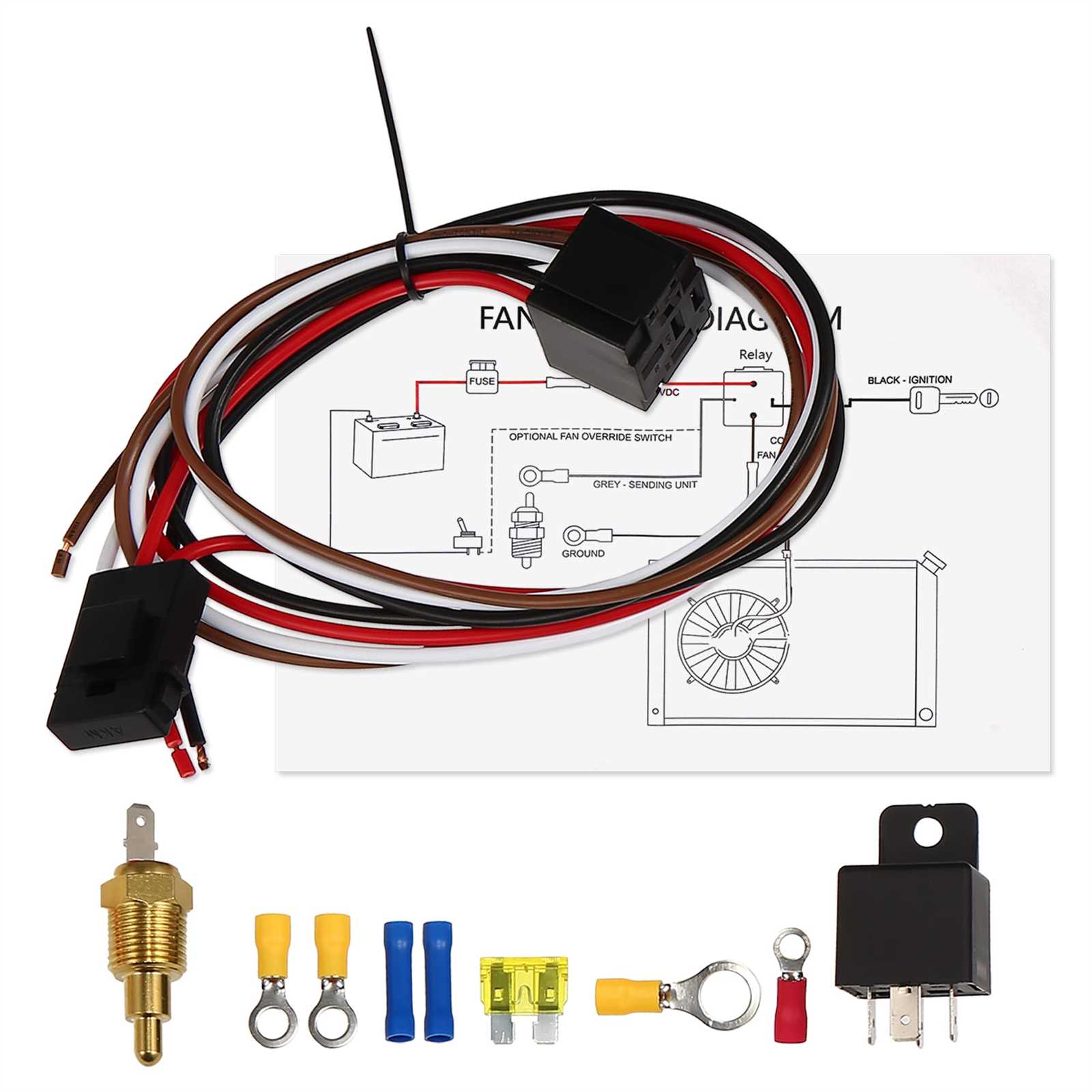 cooling fan relay wiring diagram