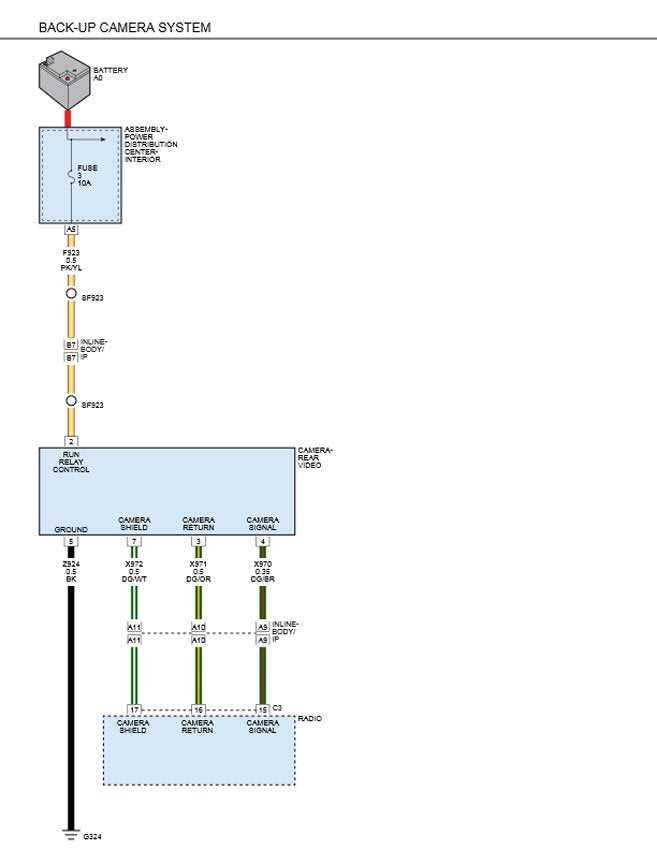 reversing camera wiring diagram