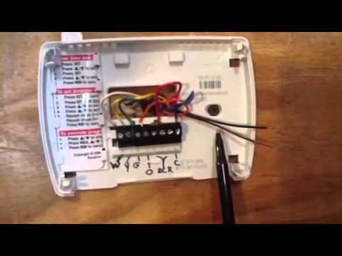 6 wire thermostat wiring diagram