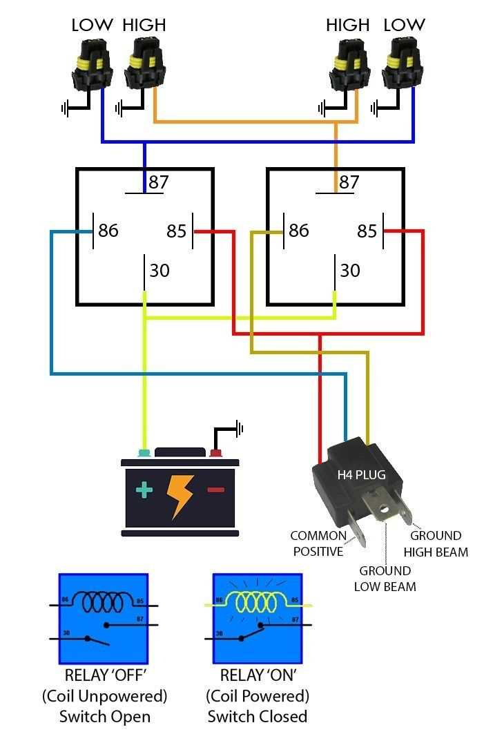 3 prong headlight wiring diagram