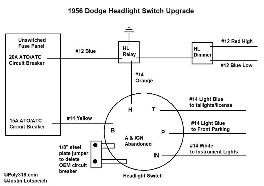 dodge alternator wiring diagram