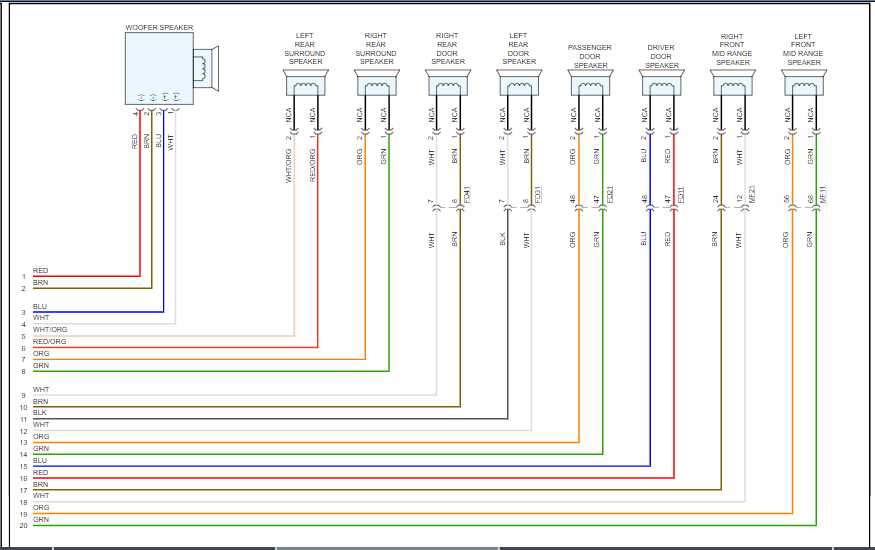 kia radio color wiring diagram