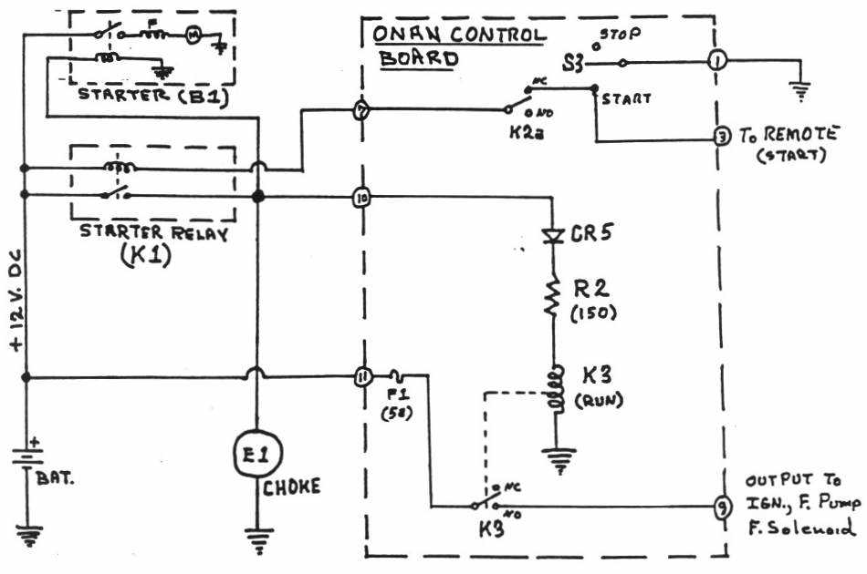 ignition system onan coil wiring diagram