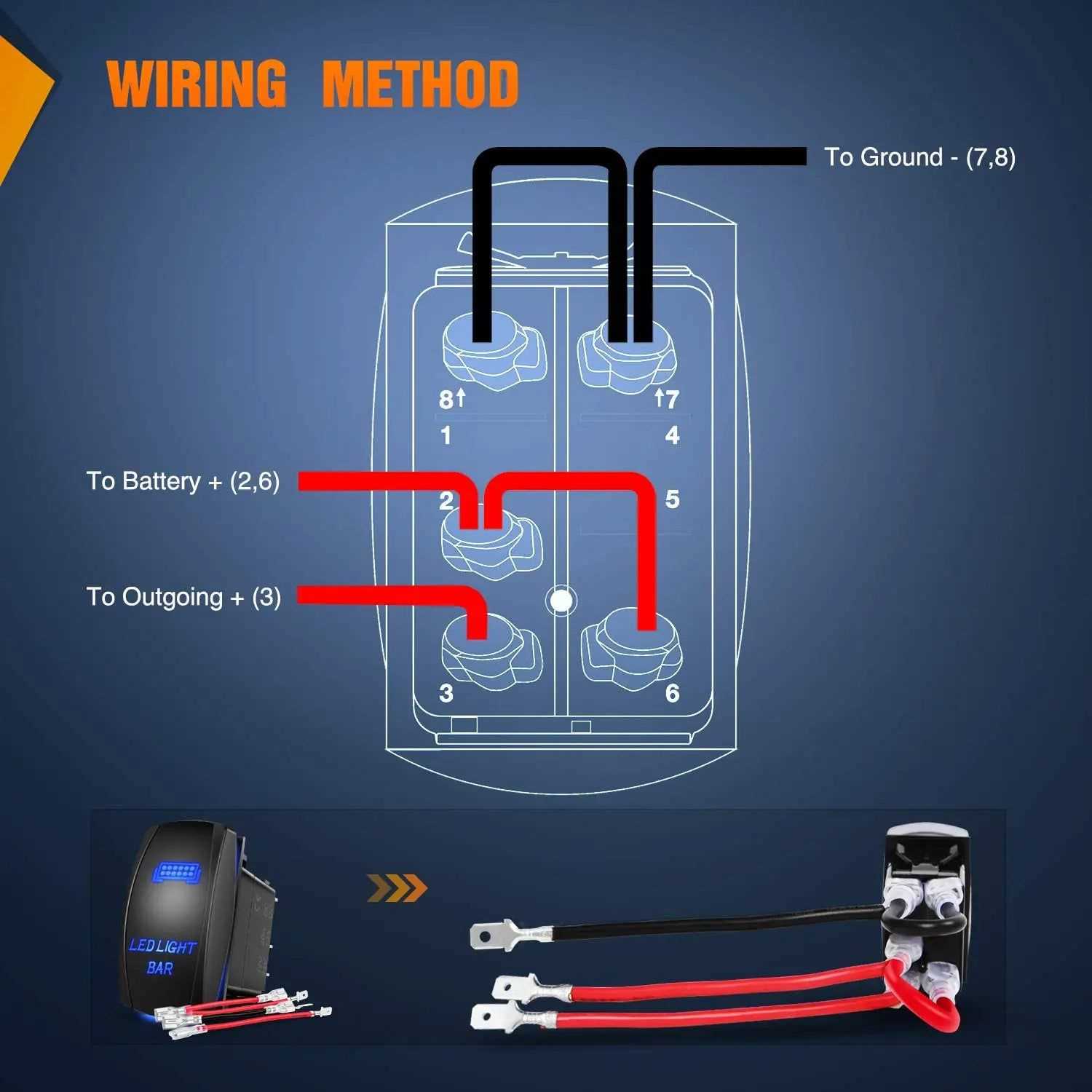 wiring diagram for rocker switch