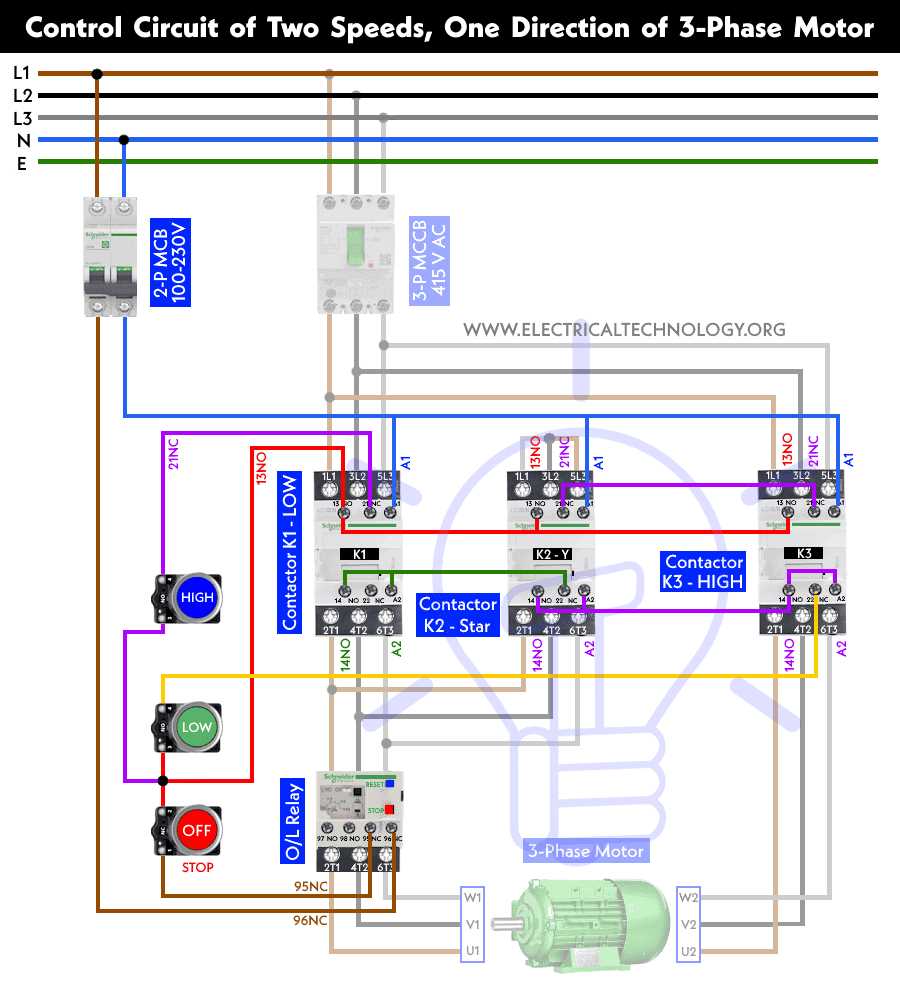 wiring diagram electric motor