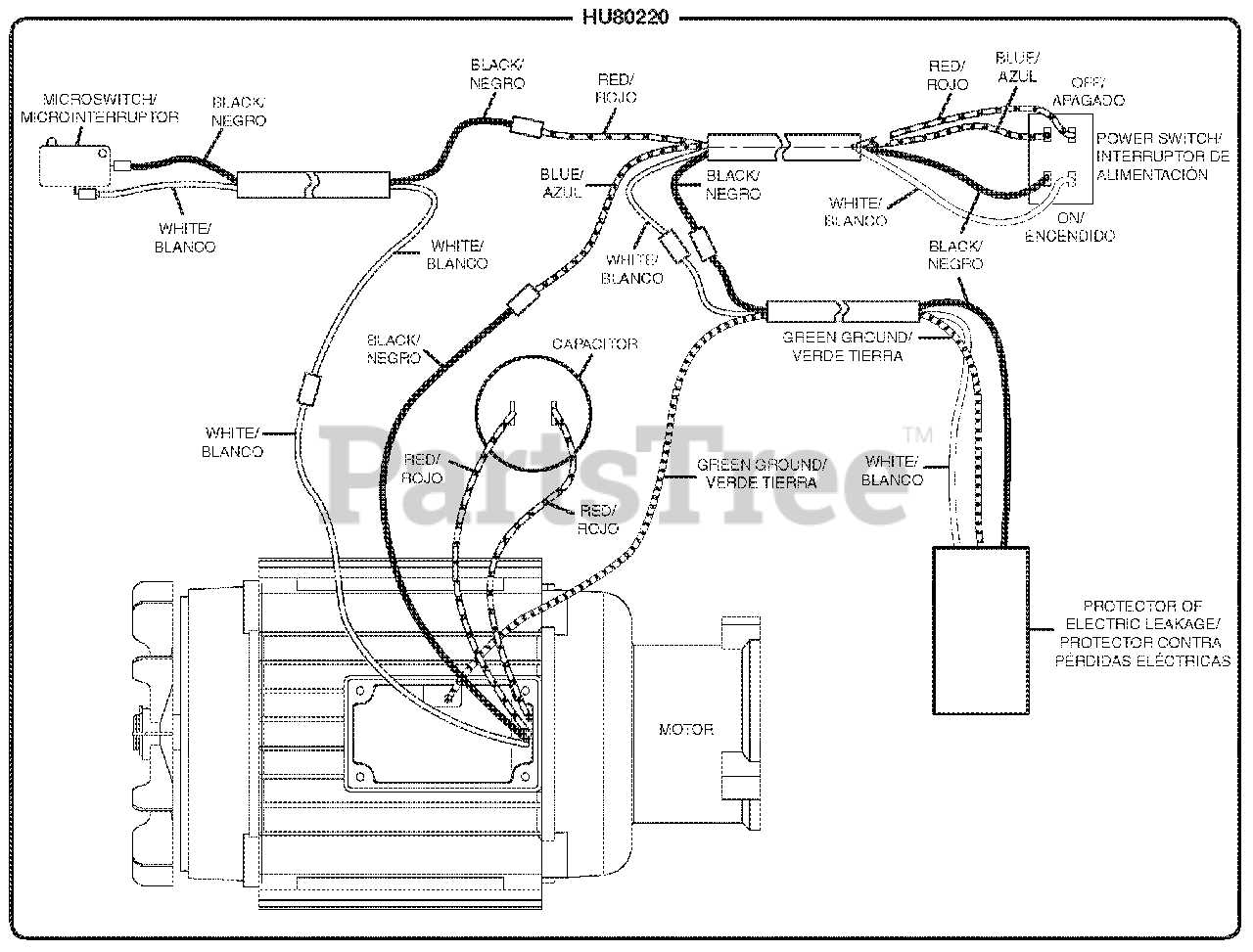 hot water pressure washer wiring diagram