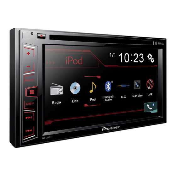 pioneer avh 280bt wiring diagram