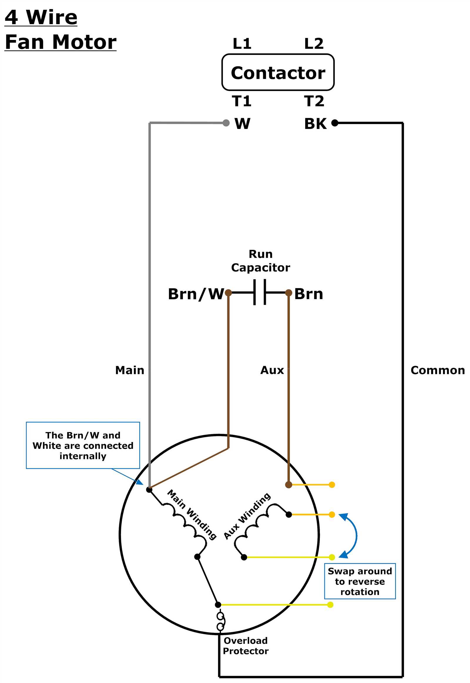 wiring diagram for 2 speed fan motor