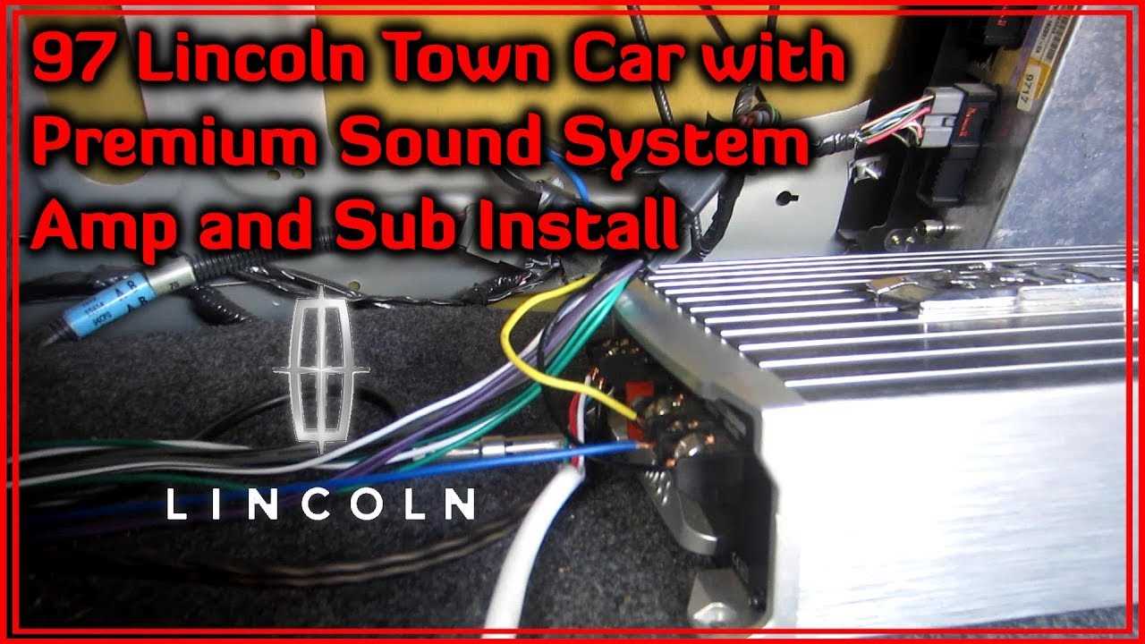 1997 lincoln town car radio wiring diagram