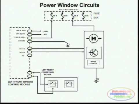 2 door power window wiring diagram