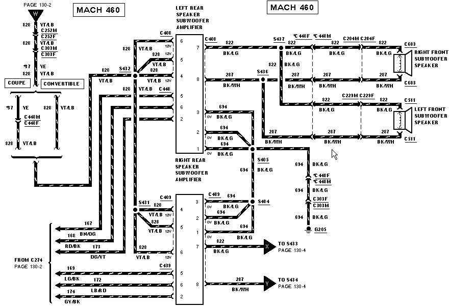 2000 ford mustang wiring diagram for radio