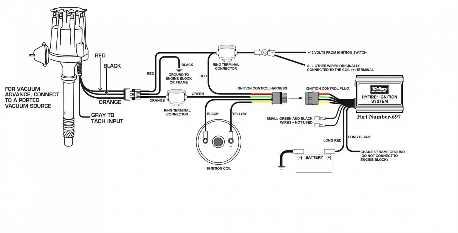 msd 6al wiring diagram hei distributor