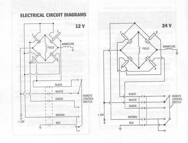 4 solenoid winch wiring diagram