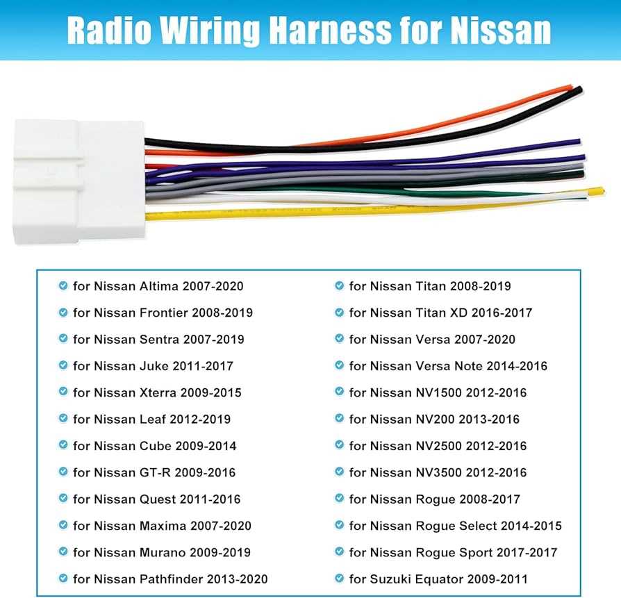 2016 nissan sentra radio wiring diagram