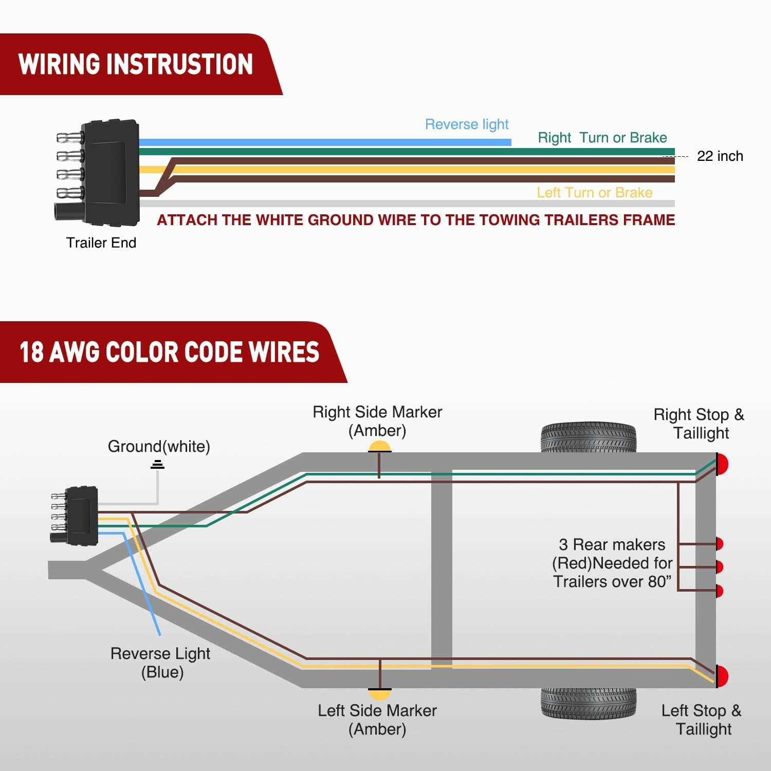 five pin trailer wiring diagram