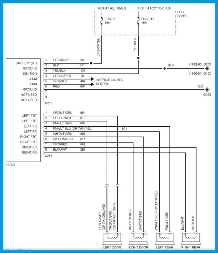 2004 chevy cavalier stereo wiring diagram