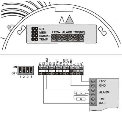 4 wire smoke detector wiring diagram