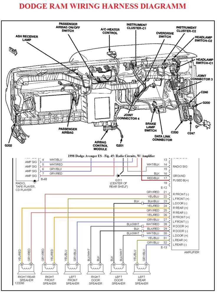 2005 dodge magnum stereo wiring diagram