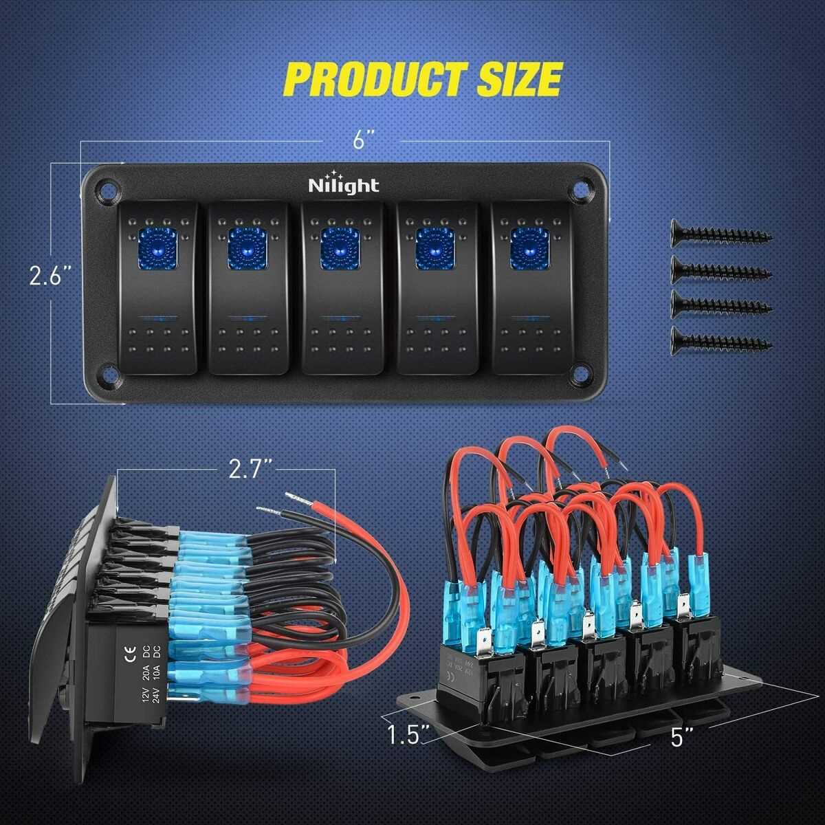 nilight switch wiring diagram