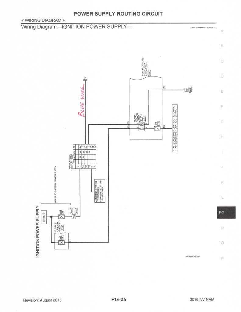 nissan ignition switch wiring diagram