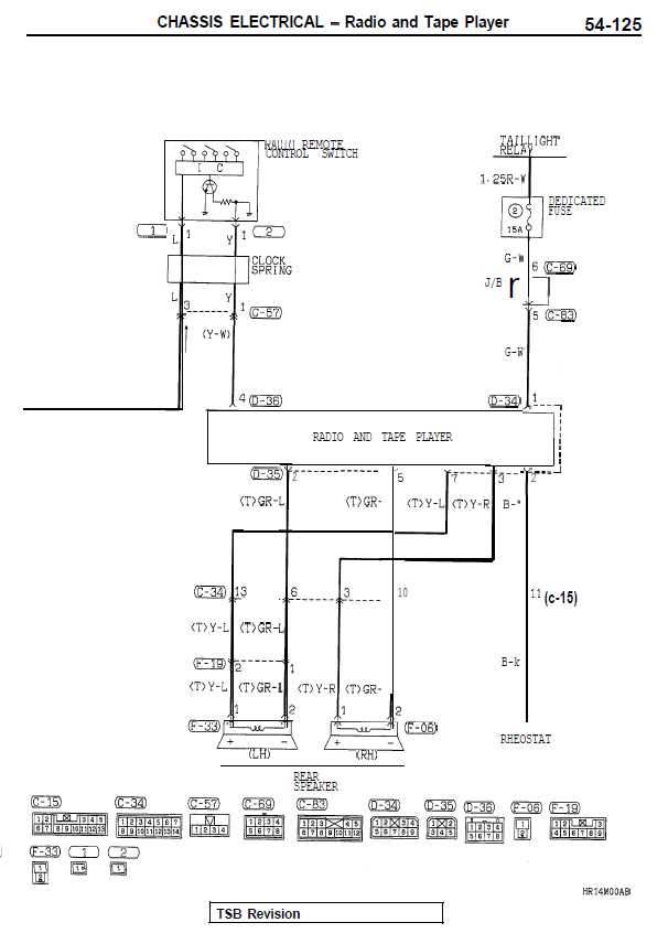 nissan radio wiring diagram