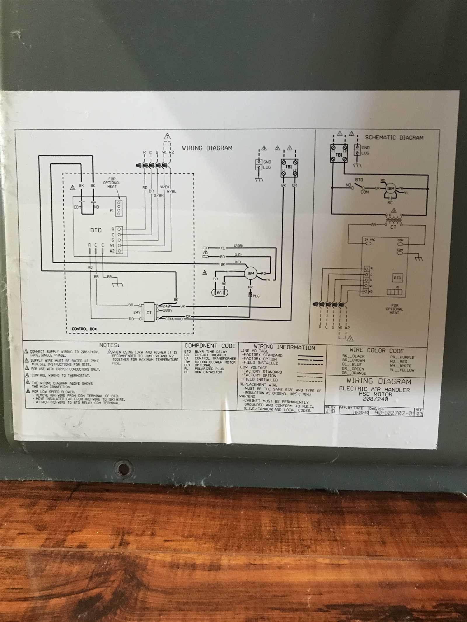 nordyne electric furnace wiring diagram