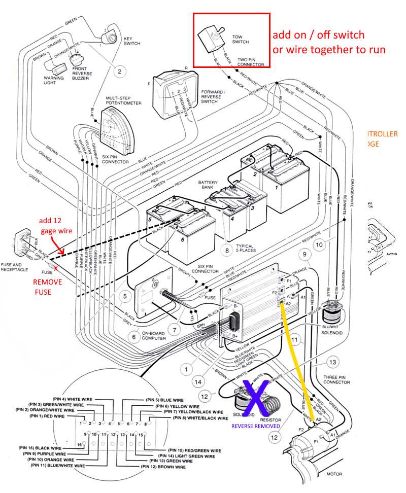 wiring diagram for club car ds