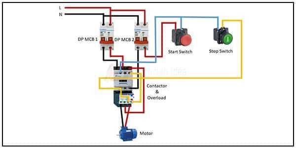 3 wire start stop wiring diagram