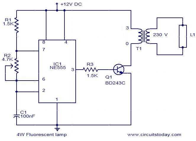 fluorescent wiring diagram