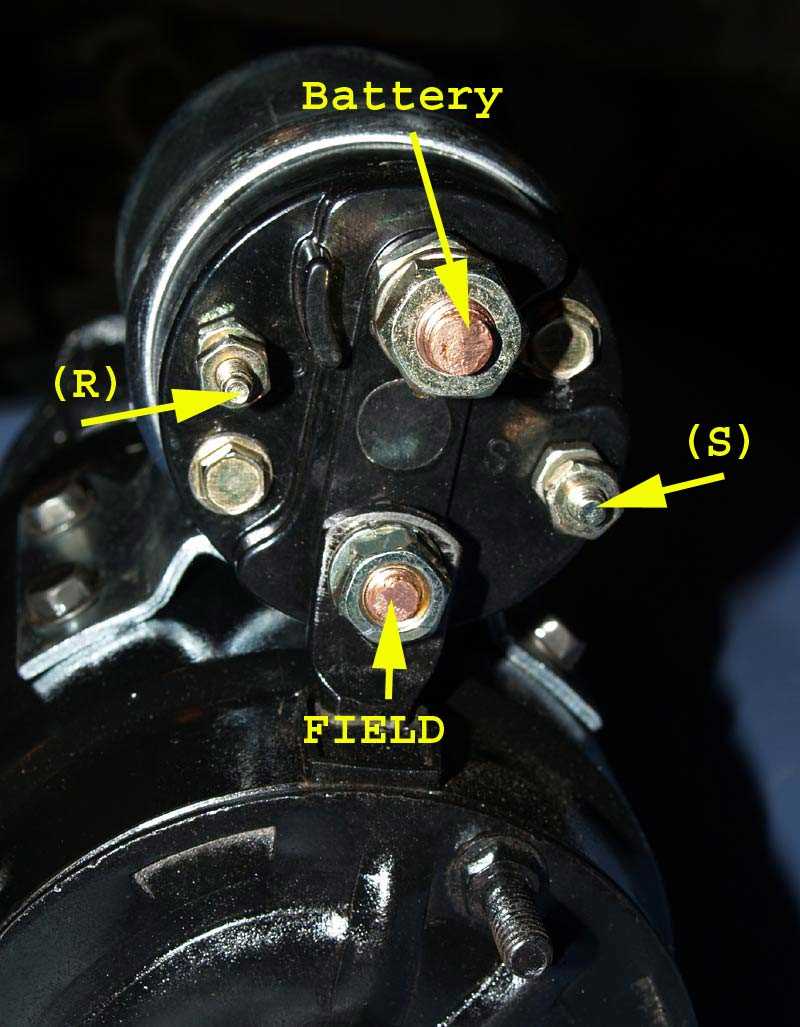 gm starter wiring diagram