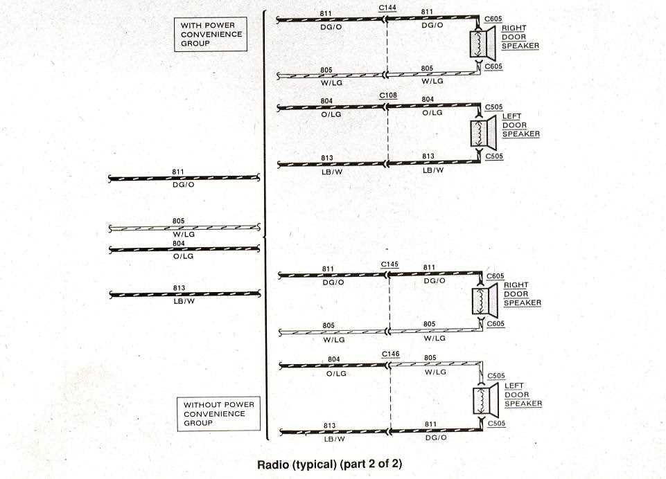 1999 ford ranger radio wiring diagram