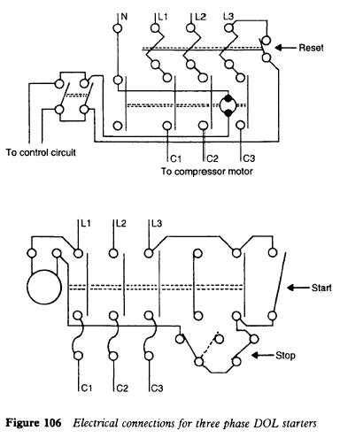 3 phase compressor wiring diagram