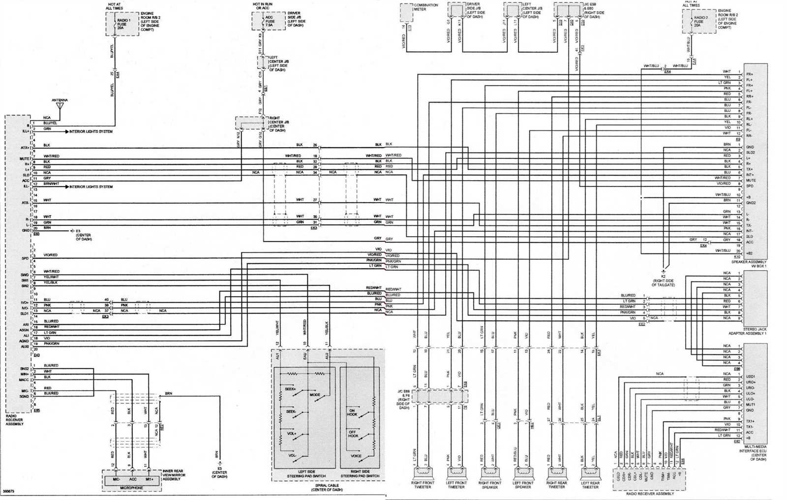 toyota jbl amplifier wiring diagram