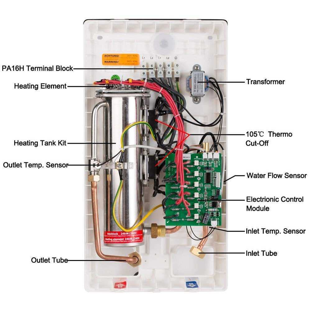 wiring diagram for tankless water heater