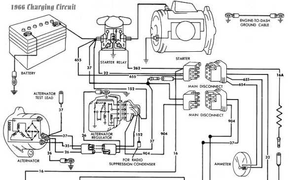 wiring diagram for 1966 mustang