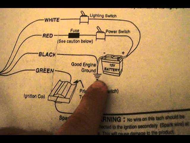 autometer sport comp tach wiring diagram